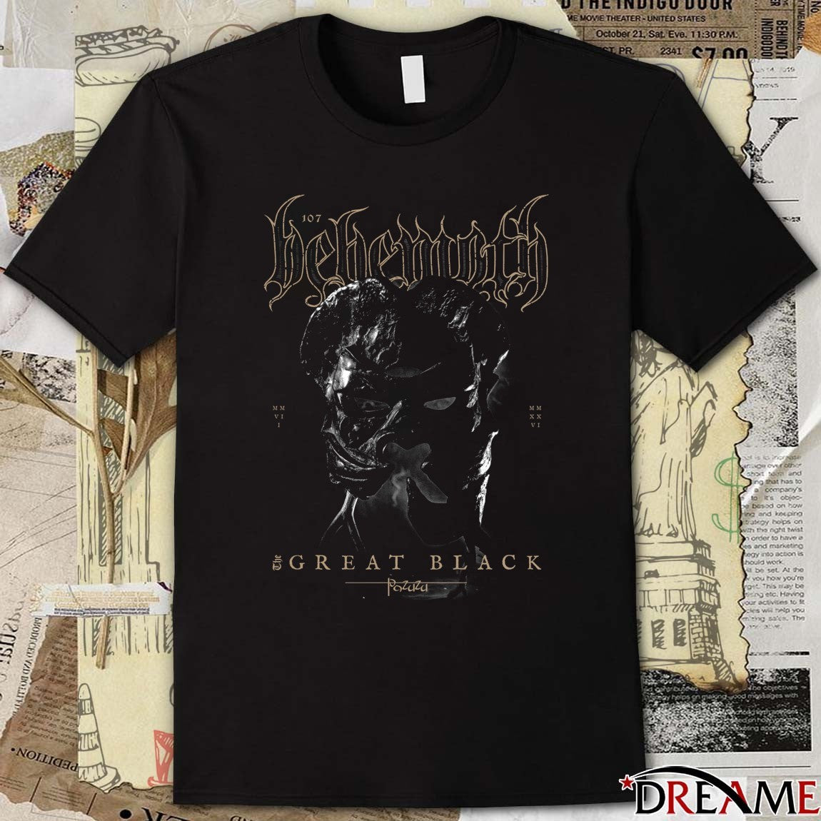 107 Behemoth The Great Black 2026 t-shirt