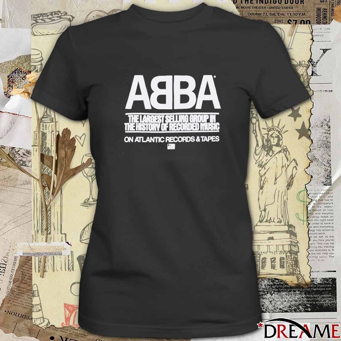 1979 Abba The Largest Selling Group In The History Of Recorded Music On Atlantic Records And Tapes Promo t-shirt