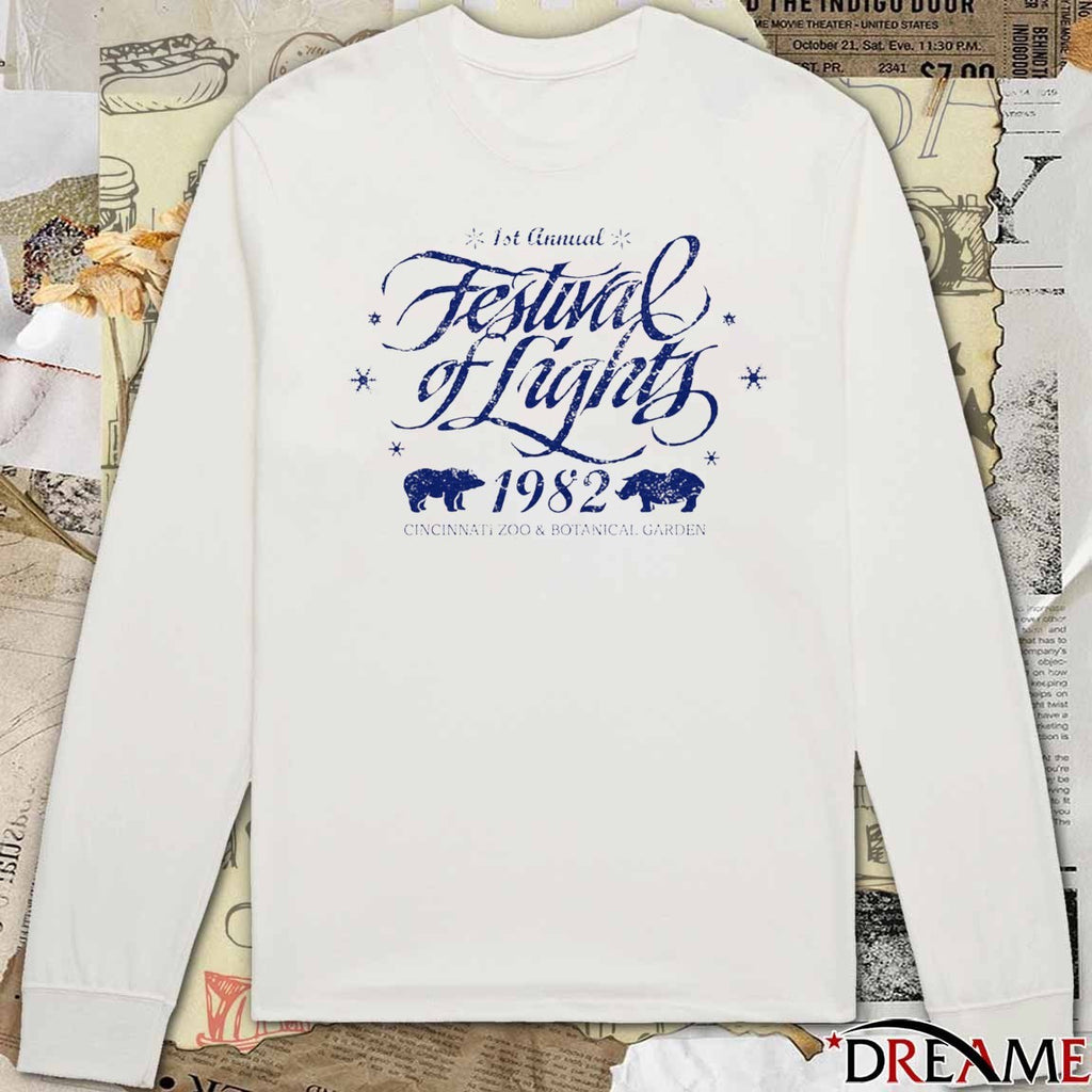 1st Annual Festival of Lights 1982 Cincinnati Zoo & Botanical Garden t-shirt