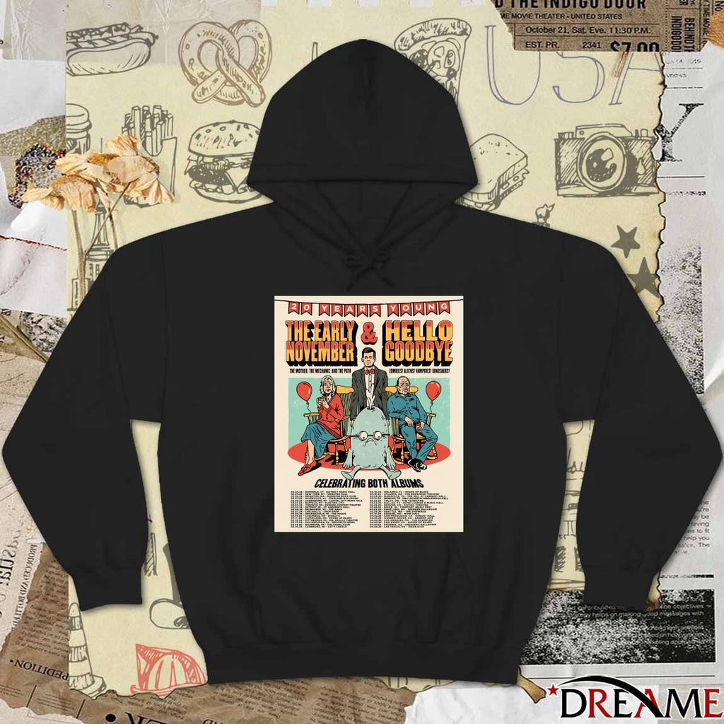 20 Years Young The Early November and Hello Goodbye Celebrating Both Albums Poster t-shirt