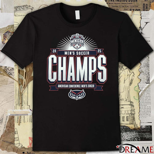 2025 American Conference Men’s Soccer Champs Florida Alantic Owls t-shirt