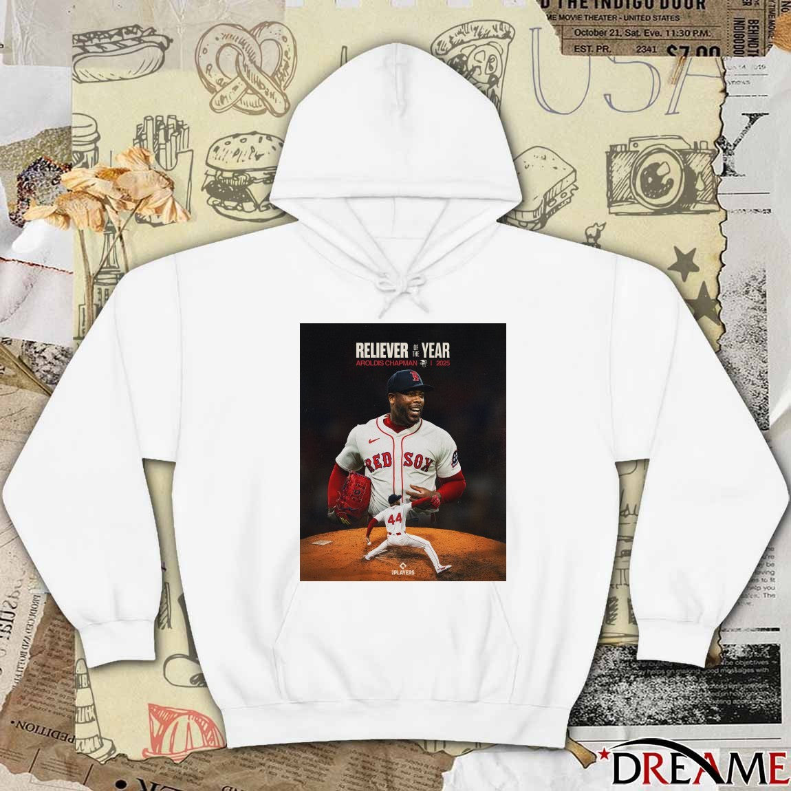 2025 American League Reliever Of The Year Aroldis Chapman Red Sox t-shirt