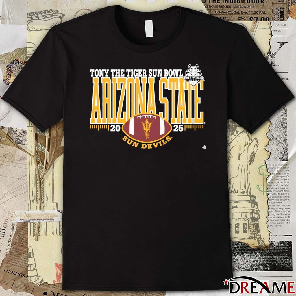 2025 Arizona State Sun Devils Tony The Tiger Sun Bowl t-shirt