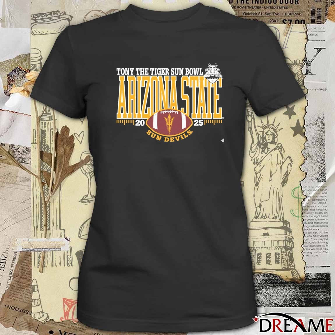 2025 Arizona State Sun Devils Tony The Tiger Sun Bowl t-shirt
