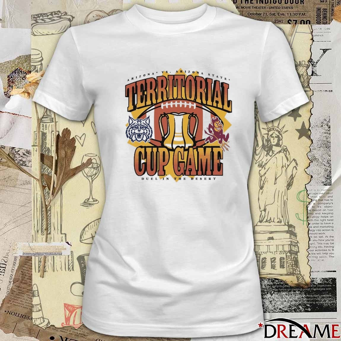 2025 Arizona Wildcats VS. Arizona State Sun Devils Territorial Cup Duel In The Desert t-shirt