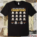 2025 Back 2 Back Tcsaal State Champions Lady Rockets Head Coach Jacqueline Padilla Asst. Coach Monica Lopez t-shirt