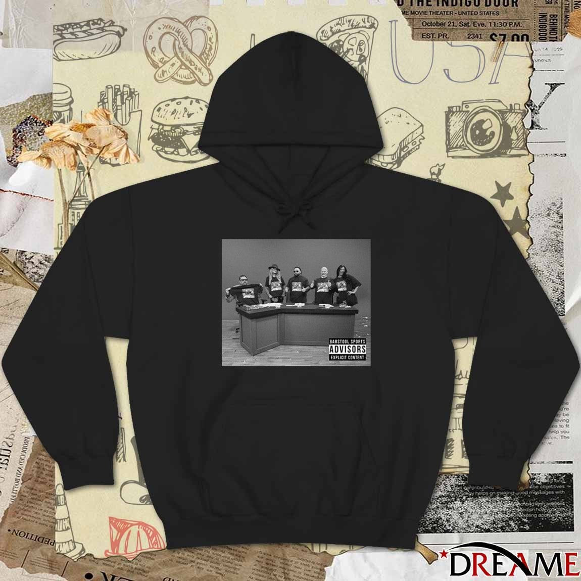 2025 Barstool Sports Advisors Explicit Content Season 8 II t-shirt