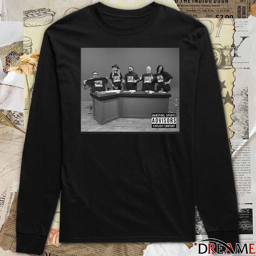2025 Barstool Sports Advisors Explicit Content Season 8 II t-shirt
