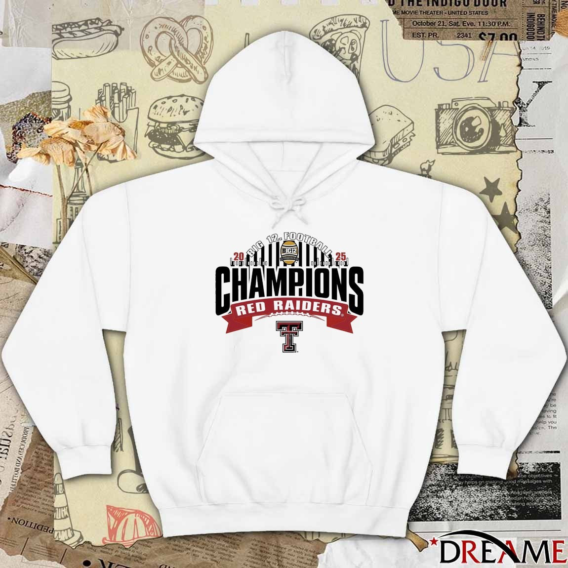2025 Big 12 Football Champions Texas Tech Red Raiders t-shirt