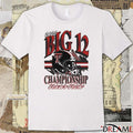 2025 Big 12 Football Texas Tech Red Raiders Ivory Championship Helmet t-shirt