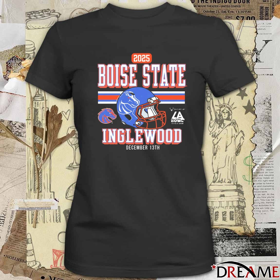 2025 Boise State Broncos Inglewood December 13th LA Bowl t-shirt