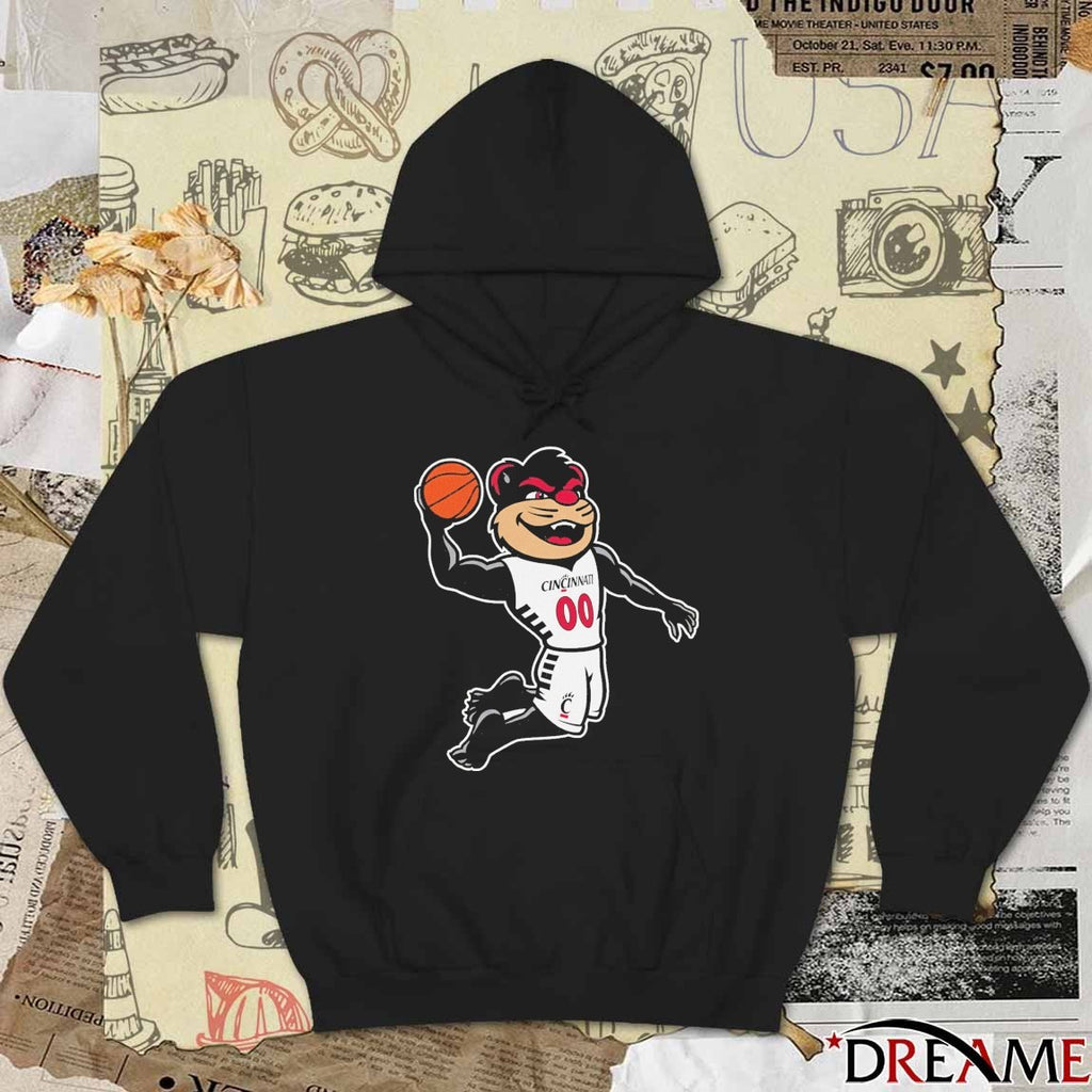 2025 Cincinnati Bearcats Mascot Basketball-Specific Pose t-shirt