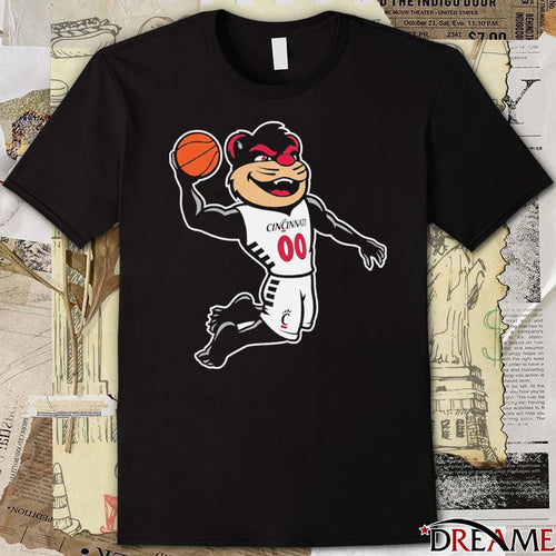 2025 Cincinnati Bearcats Mascot Basketball-Specific Pose t-shirt