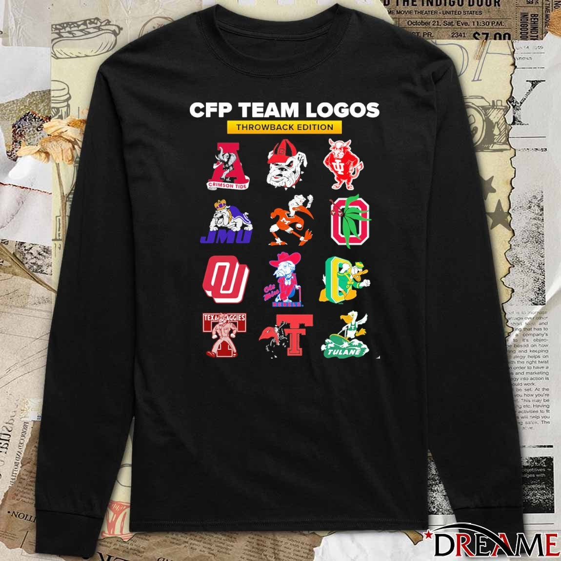 2025 College Football Playoff Team Has The Best Throwback All Logos t-shirt