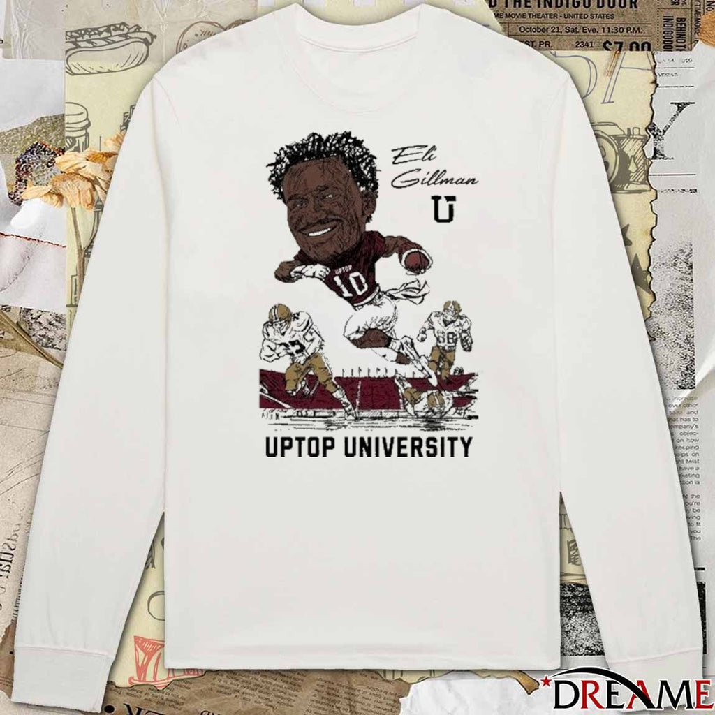 2025 Eli Gillman Uptop University t-shirt