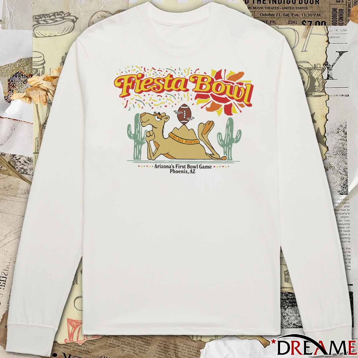 2025 Fiesta Bowl Arizona’s First Bowl Game Phoenix, AZ Camelback Mountain t-shirt