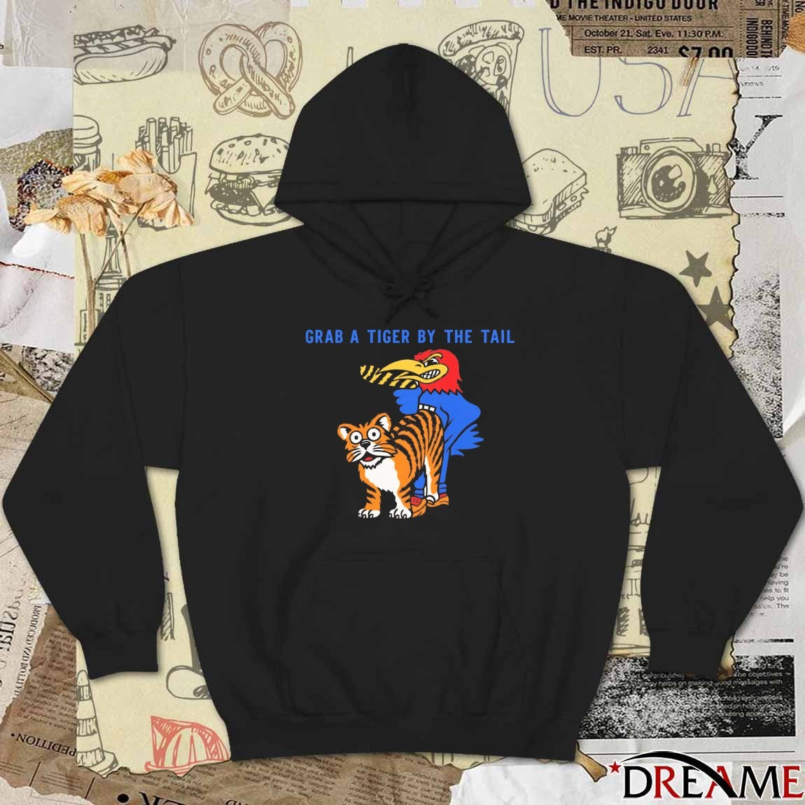 2025 Grab a Tiger By the Tail Kansas Jayhawks Vs Missouri Tigers t-shirt