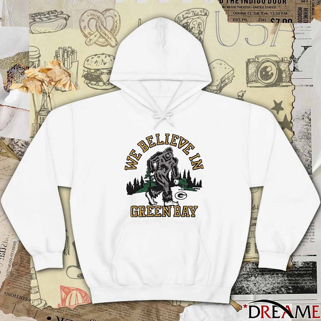 2025 Green Bay Packers Homage We Believe In Green Bay Bigfoot t-shirt