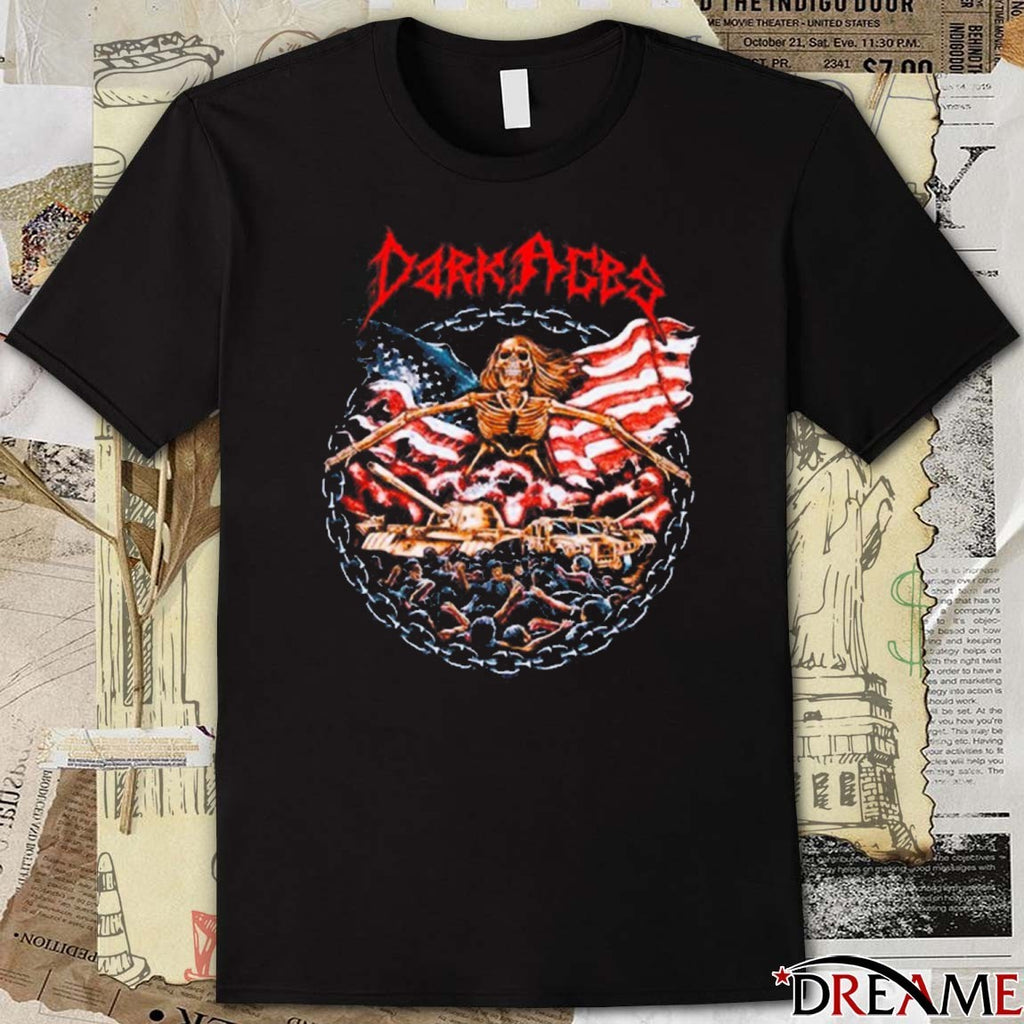 2025 Hasan Piker Dark Ages USA Flag Fanart t-shirt