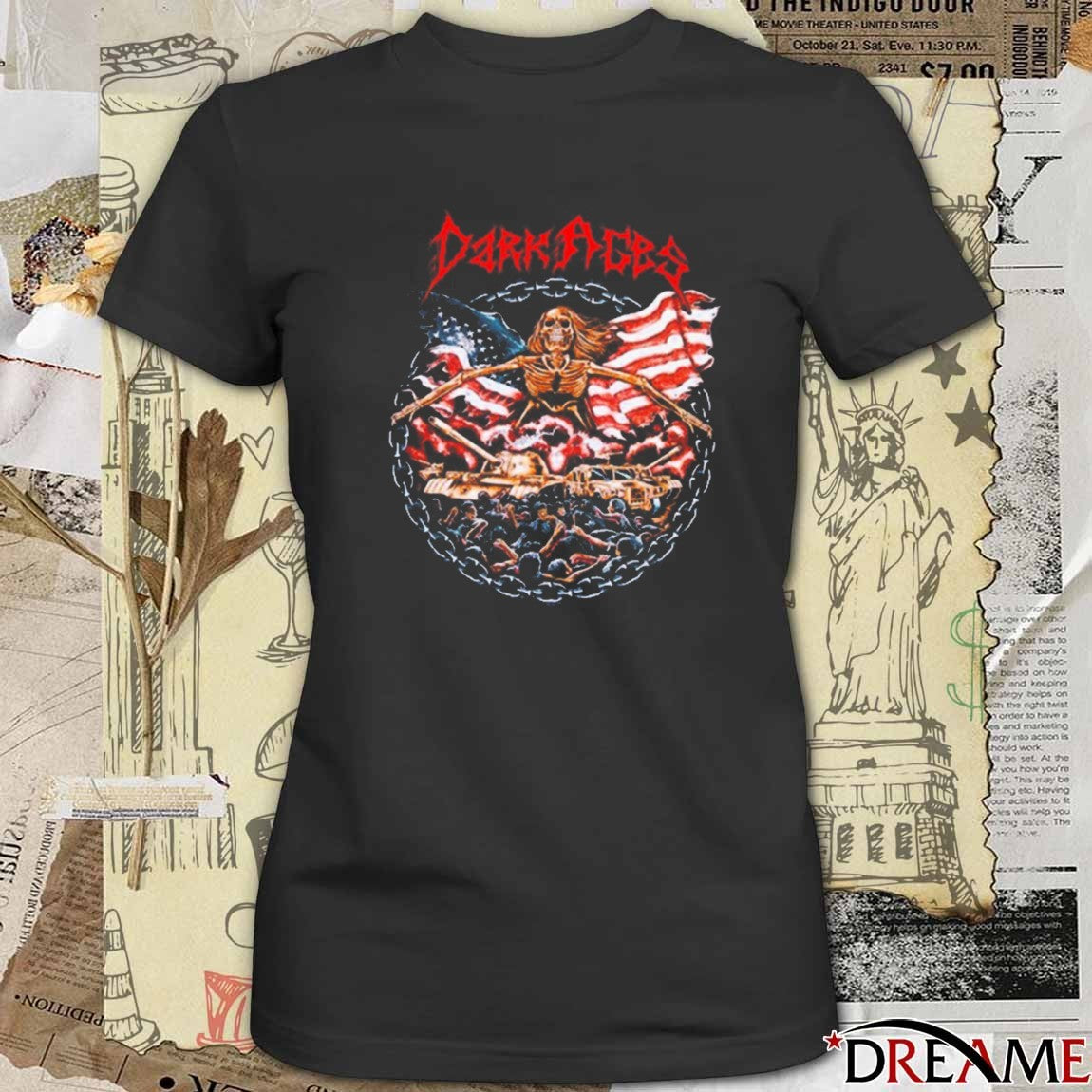 2025 Hasan Piker Dark Ages USA Flag Fanart t-shirt