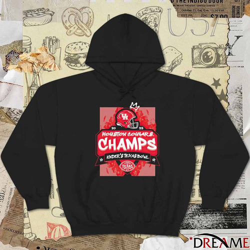 2025 Houston Cougars Kinder’s Texas Bowl Champions Helmets t-shirt