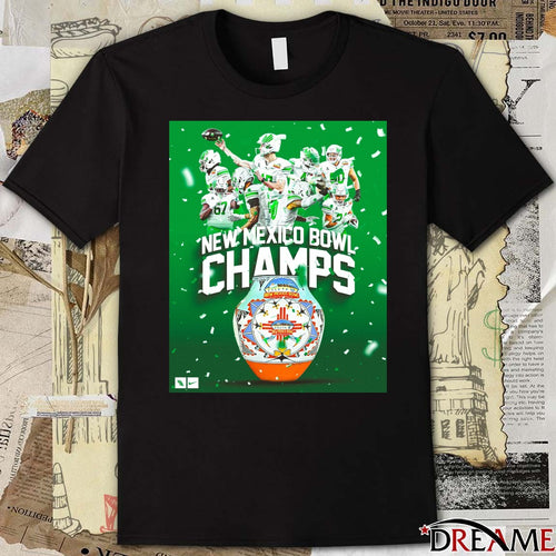 2025 Isleta New Mexico Bowl Champs North Texas Mean Green Poster t-shirt