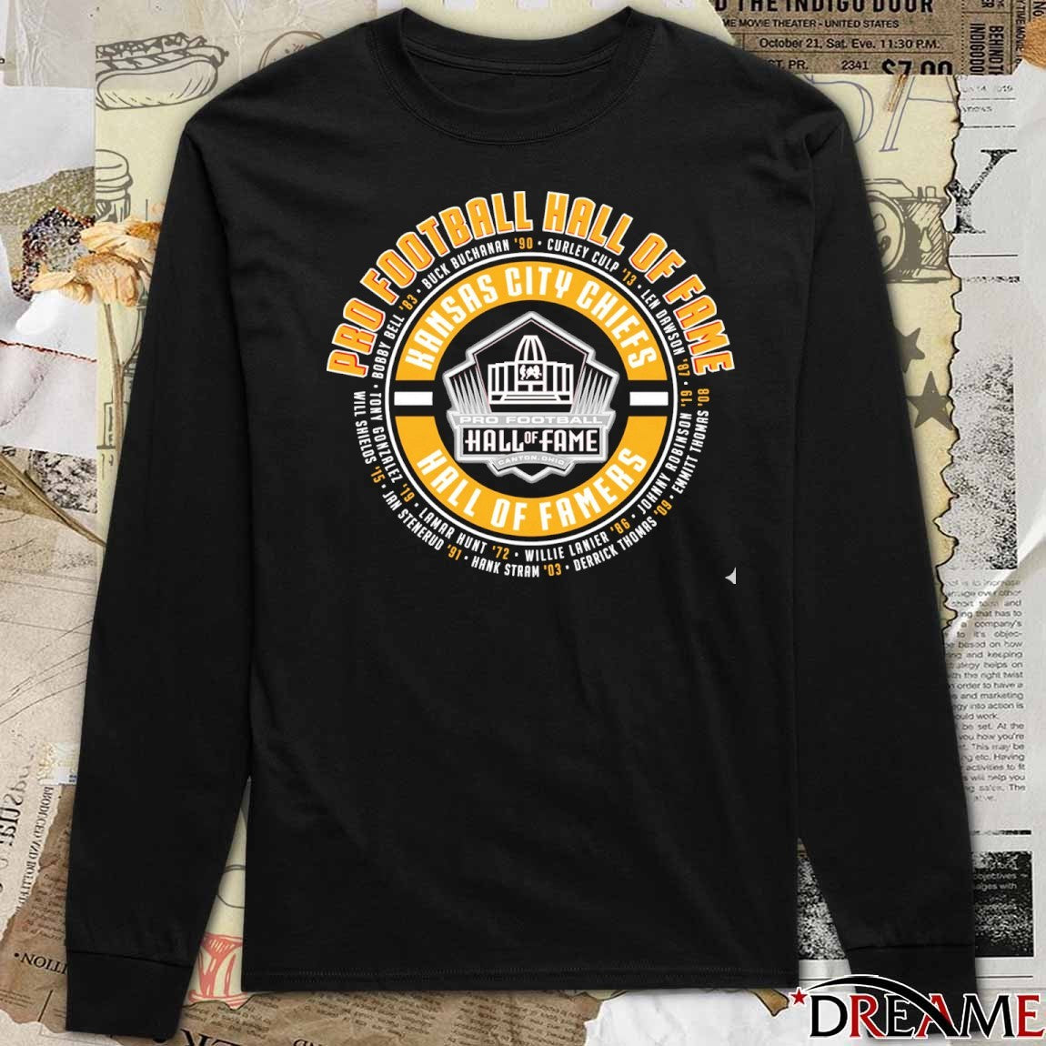 2025 Kansas City Chiefs Pro Football Hall of Famers Canton Ohio t-shirt