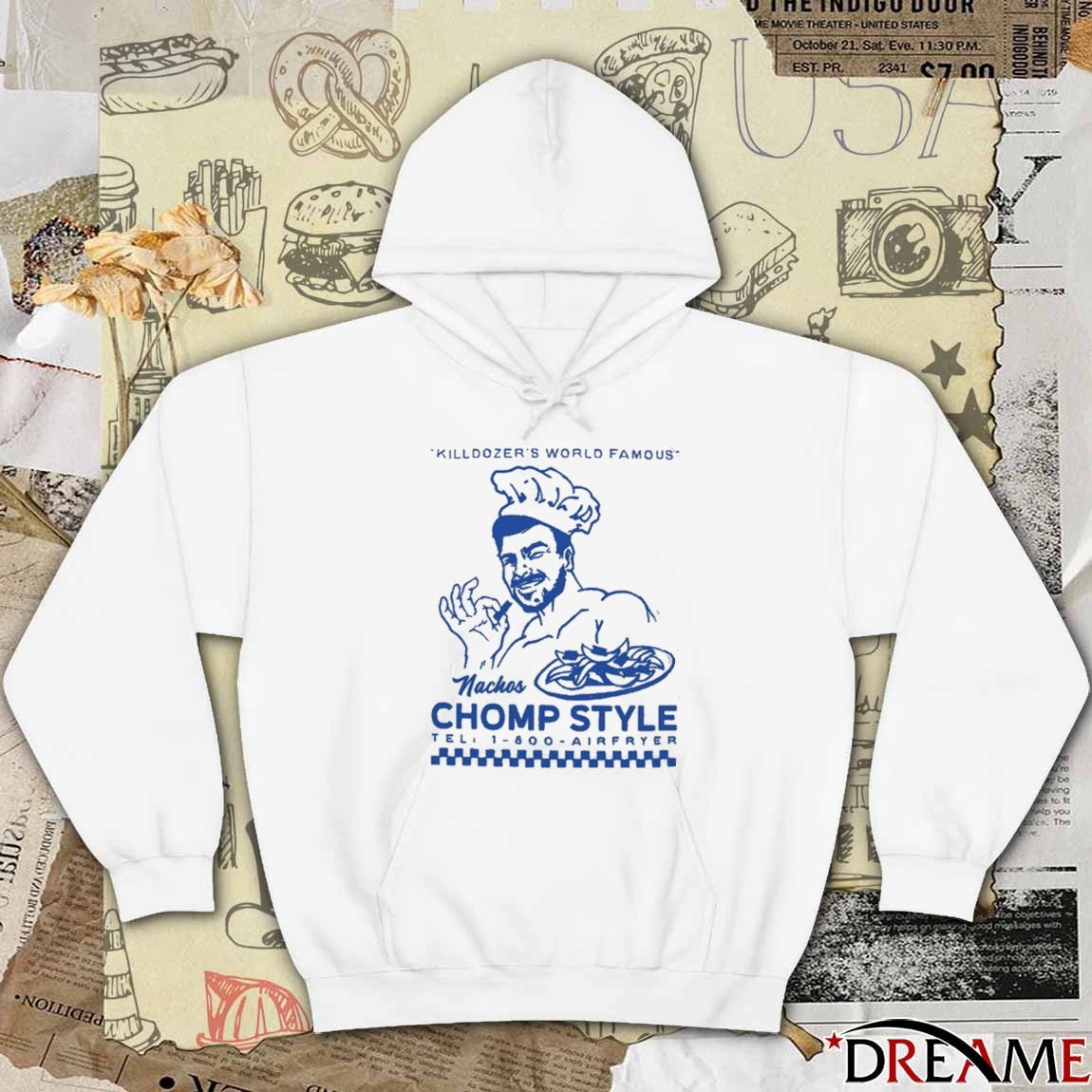 2025 Killdozer’s World Famous Nachos Chomp Style t-shirt