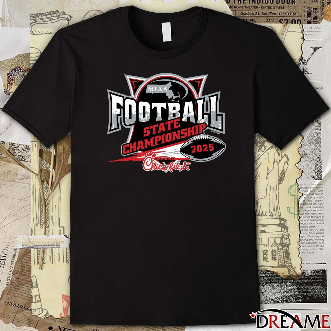 2025 MIAA Football State Championship Presented By Chick-fil-A t-shirt