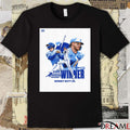 2025 MLB Heart And Hustle Award Bobby Witt JR Winner Kansas City Royals Signature Poster t-shirt