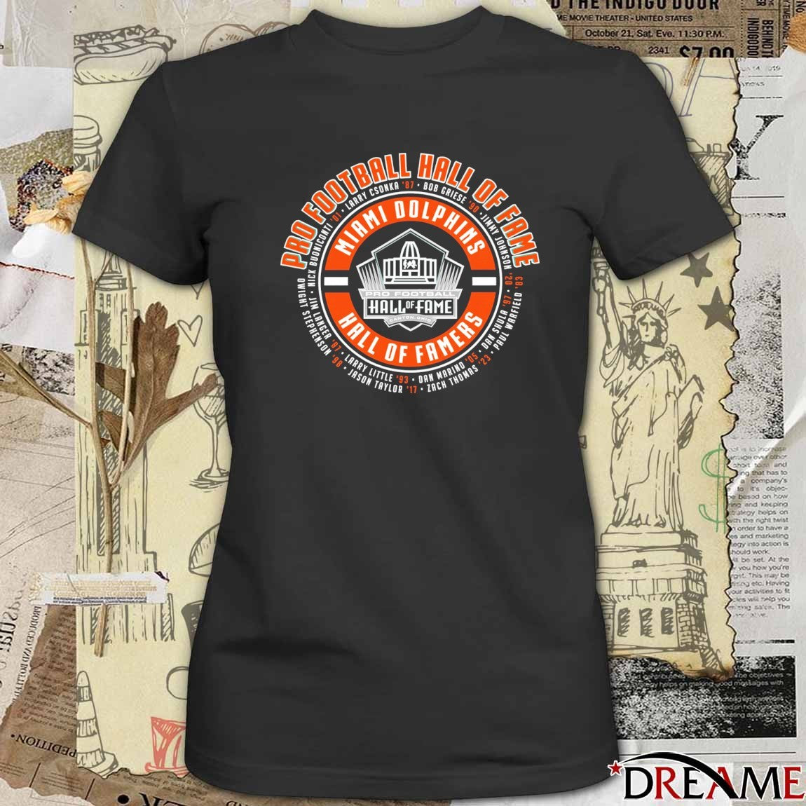 2025 Miami Dolphins Pro Football Hall of Famers Canton Ohio t-shirt