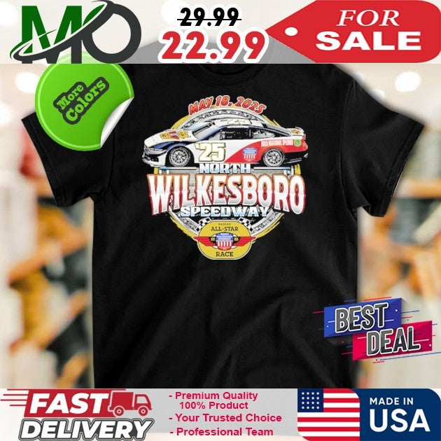 2025 NASCAR All-Star Race May 18 2025 North Wilkesboro Speedway Shirt