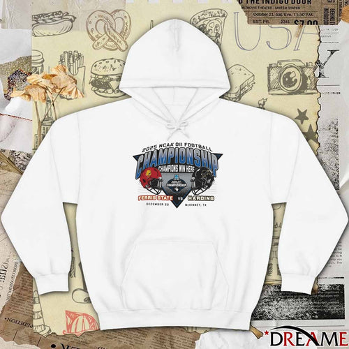 2025 NCAA Division II Football Championship Champions Win Here Ferris State Bulldogs Vs Harding Bisons 20 Dec McKinney TX Helmets t-shirt