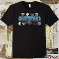 2025 NCAA Division II Football Championship Quarterfinals Champions Win Here Logos t-shirt