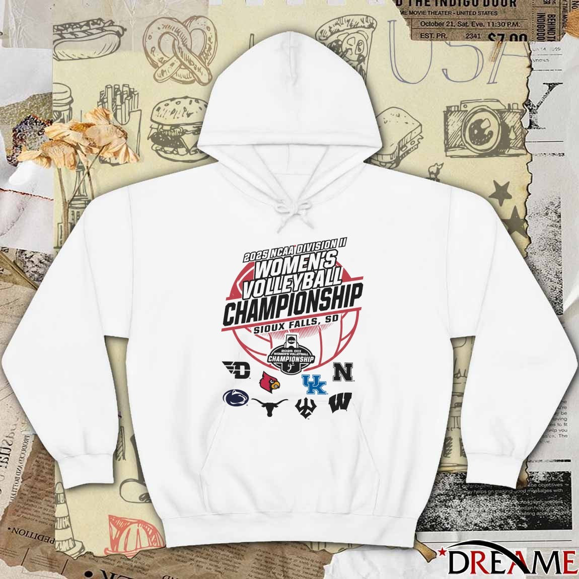 2025 NCAA Division II Women’s Volleyball Championship Sioux Falls SD t-shirt