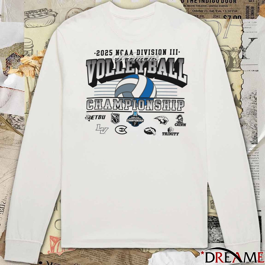 2025 NCAA Division III Women’s Volleyball Championship – Champion t-shirt