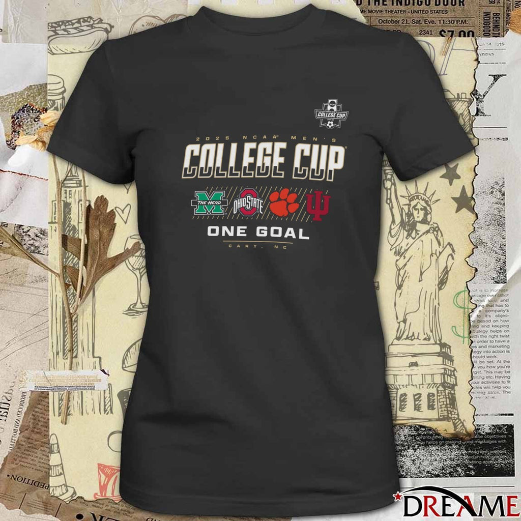 2025 NCAA Men’s One Goal College Cup Champion One Goal Cary NC t-shirt