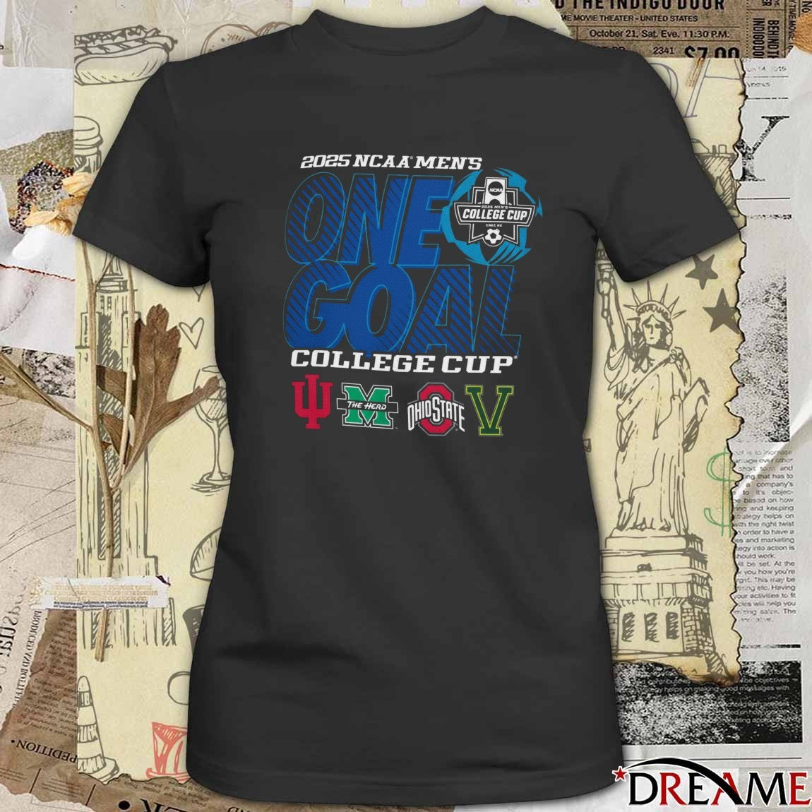 2025 NCAA Men’s One Goal College Cup Champion t-shirt