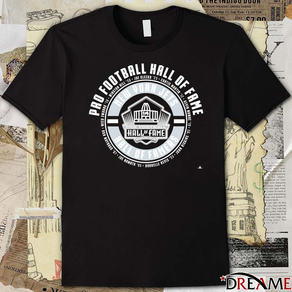 2025 New York Jets Pro Football Hall of Famers Canton Ohio t-shirt