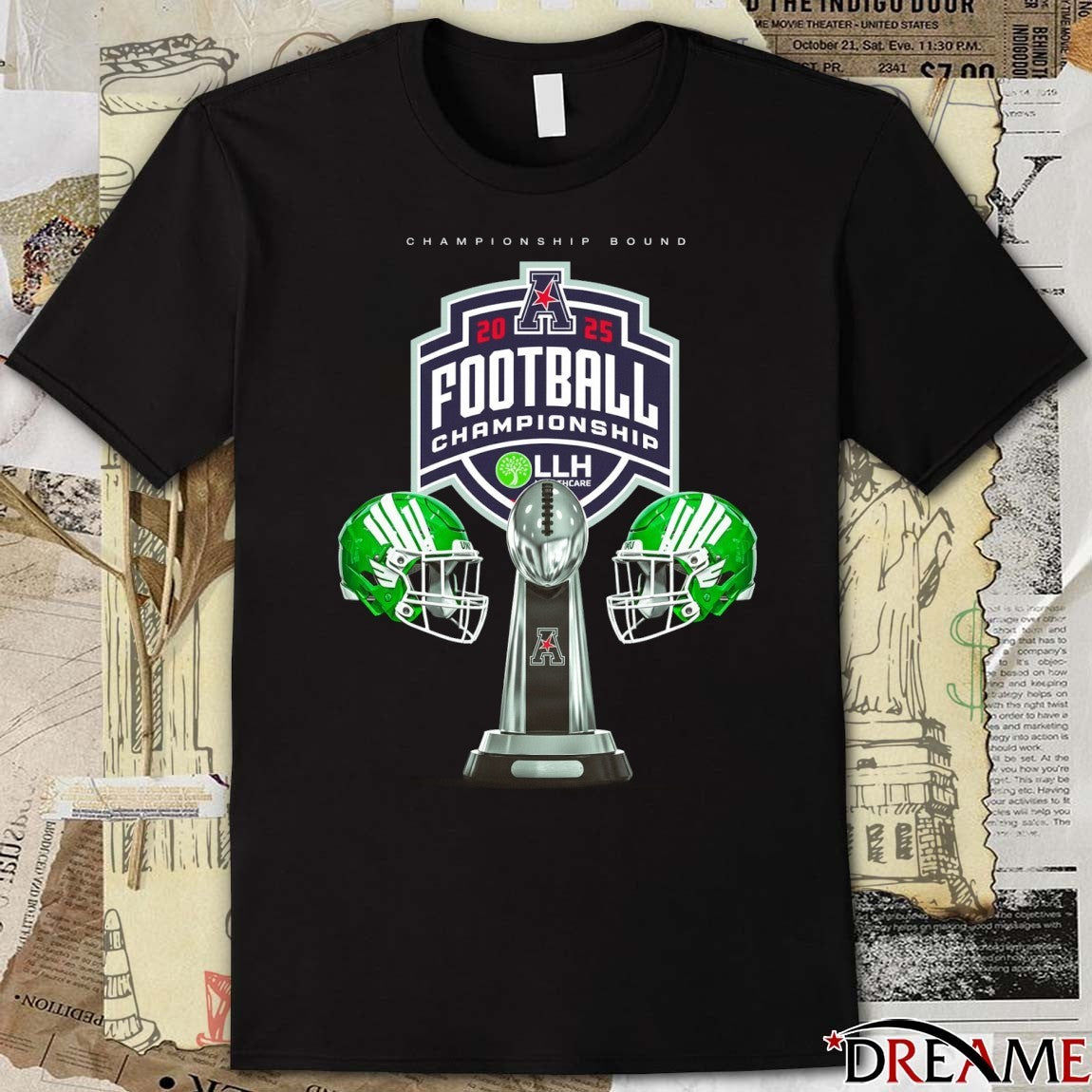 2025 North Texas Mean Green American Conference football Championship Bound t-shirt