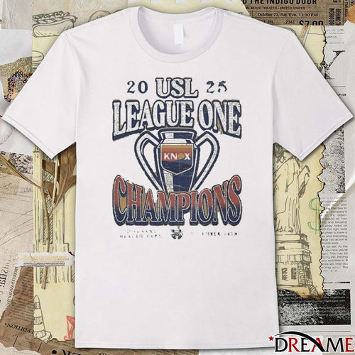 2025 One Knoxville SC USL League One Final Champions Trophy t-shirt
