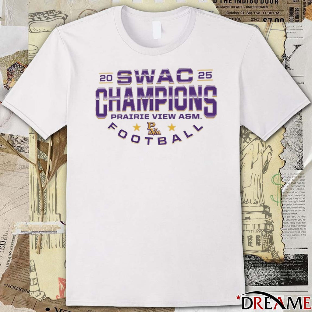 2025 SWAC Champions Prairie View A&M Football t-shirt