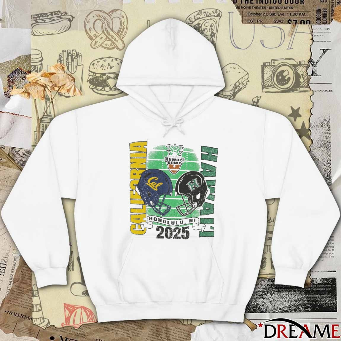2025 Sheraton Hawaii Bowl California Golden Bears vs. Hawai’i Rainbow Warriors Honolulu HI t-shirt