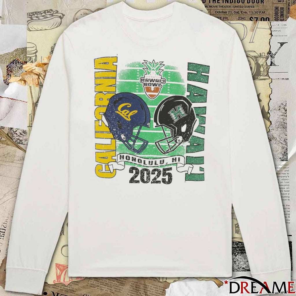 2025 Sheraton Hawaii Bowl California Golden Bears vs. Hawai’i Rainbow Warriors Honolulu HI t-shirt