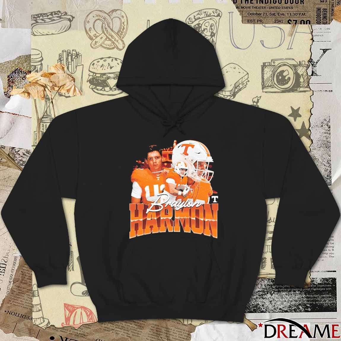 2025 Tennessee Vols NCAA Football Braylon Harmon Graphic t-shirt