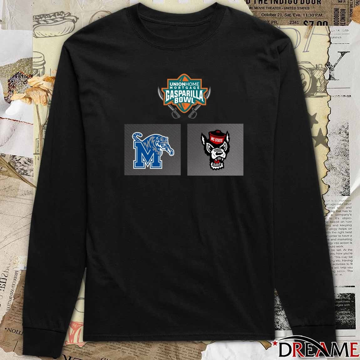 2025 Union Home Mortgage Gasparilla Bowl Memphis Tigers Vs NC State Wolfpack Dec 19 New Logos t-shirt