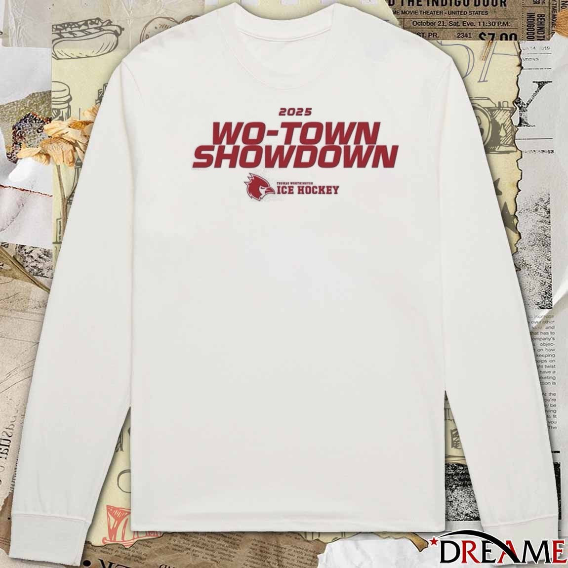 2025 Wo-Town Showdown TWHS Ice Hockey t-shirt