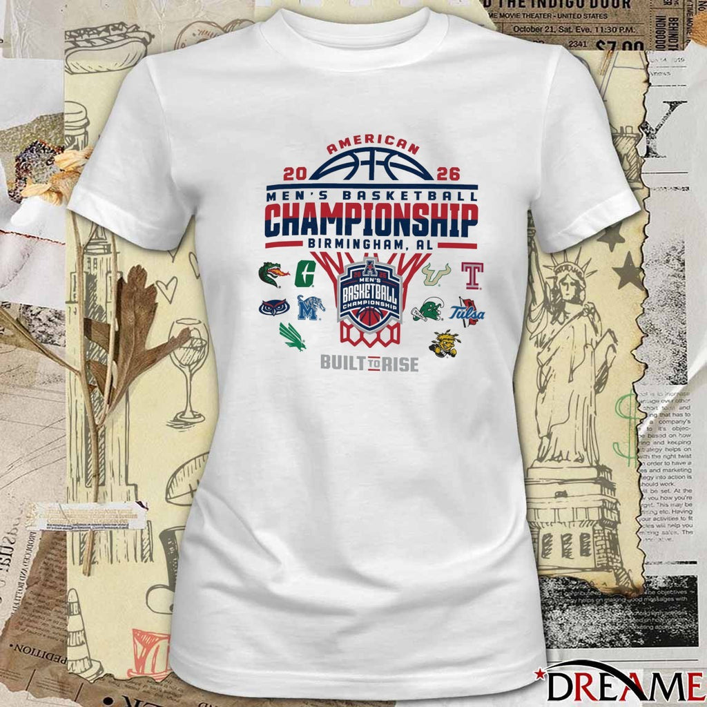 2026 American Athletic Conference Men’s Basketball Championship Birmingham, Alabama March 2026 t-shirt