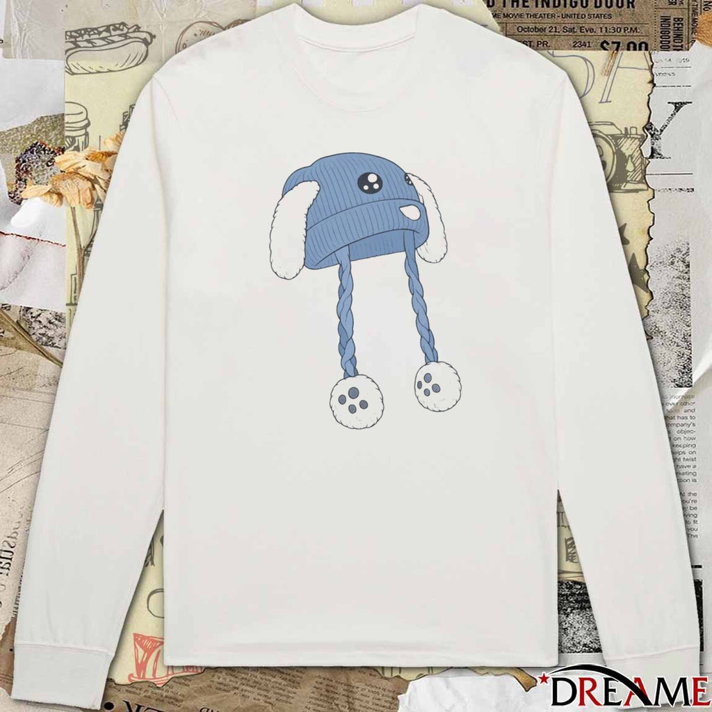 2026 Anti Ice Chinga La Migra Blue Bunny Hat t-shirt