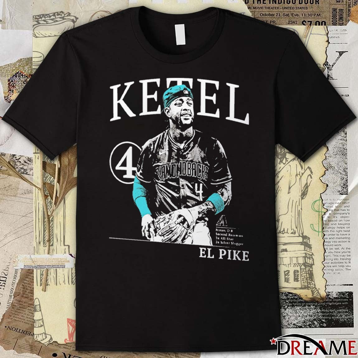 2026 Arizona Diamondbacks Ketel Marte El Pike t-shirt